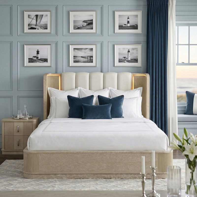 Mobilier de chambre à coucher 1pc, Grand lit