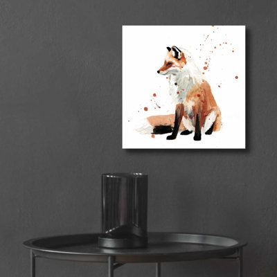 «Watercolor Fox I» par Victoria Barnes - peinture sans cadre