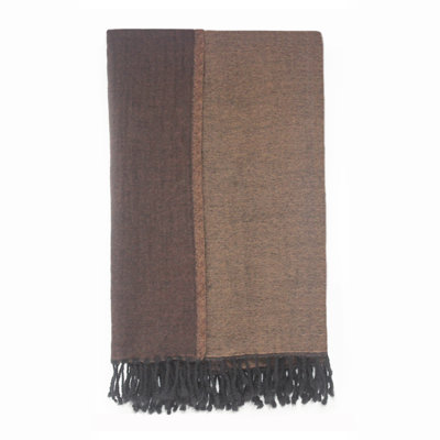 Cosette Reversible Wool Throw Blanket