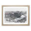 River Thames & London Skyline Sketch - Picture Frame Graphic Art Print-56874978-56874982