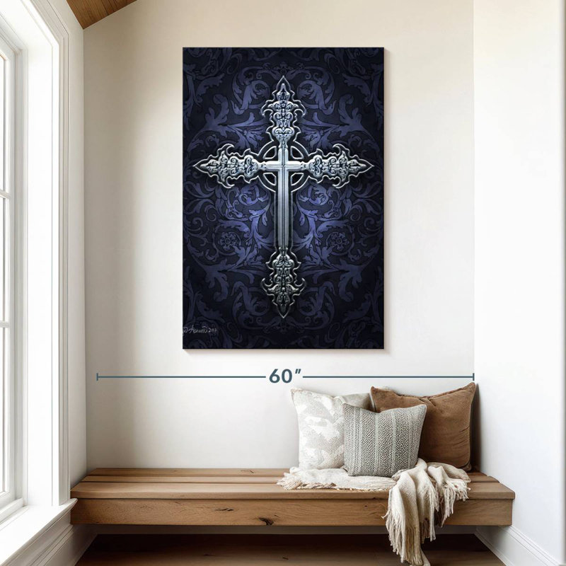 Kelan croix gothique, H 48 po x l 32 po