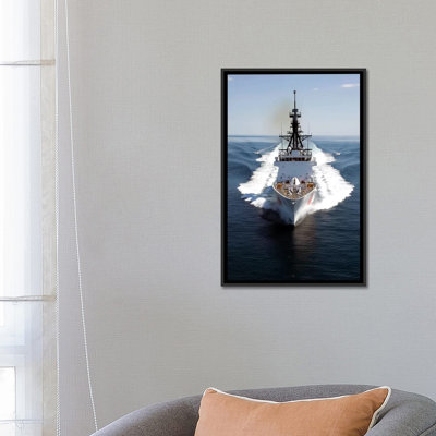 US Coast Guard Cutter Waesche Navigates The Gulf Of Mexico I' By Stocktrek Images Graphic Art Print on Wrapped Canvas -  East Urban Home, F91D01AC27F5497B8B523BD599327C91