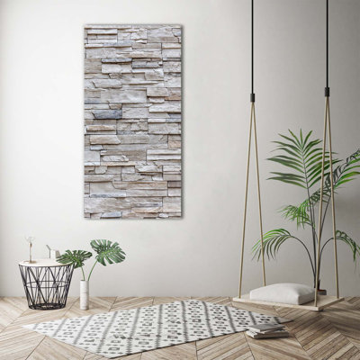 A Stone Wall - Wrapped Canvas Print