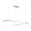 1 - Light Plated Gloss LED Pendant