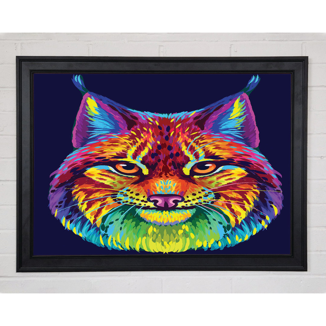 Leinwandbild Vibrant Lynx Cat