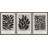 " Papier Decoupe Collection French Retro Art Decor Flower Plants " by Henri Matisse 3 - Pieces-71203601-71203604