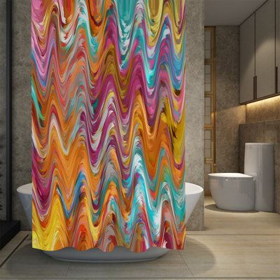 Rideau de douche simple Olivos