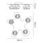 Clarabella 5-Light 110cm Flush Mount-33702021