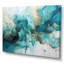 «Pizzo» sarcelle, or, fractale abstraite, mystique, mirage III, impression sur toile-1495107944-1495107860-1534067985