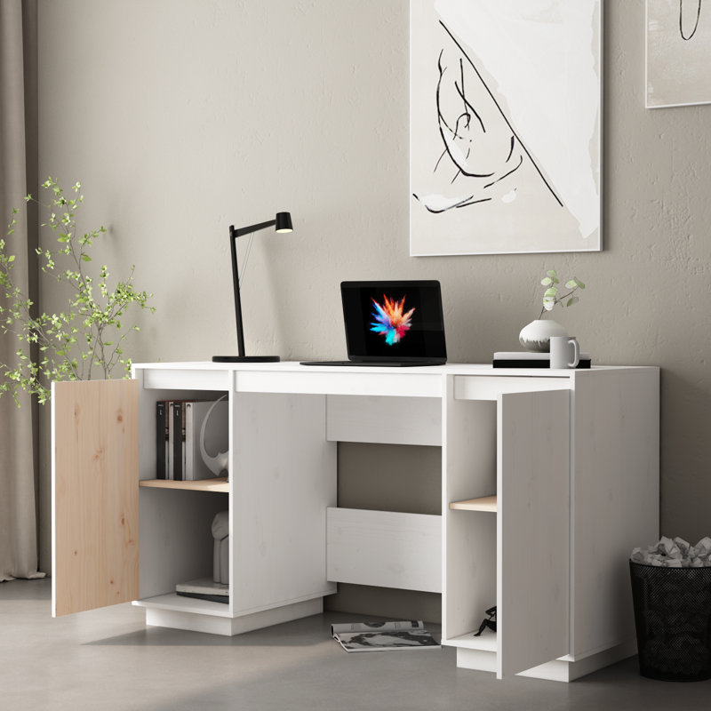 Woodbine Solid Wood, White