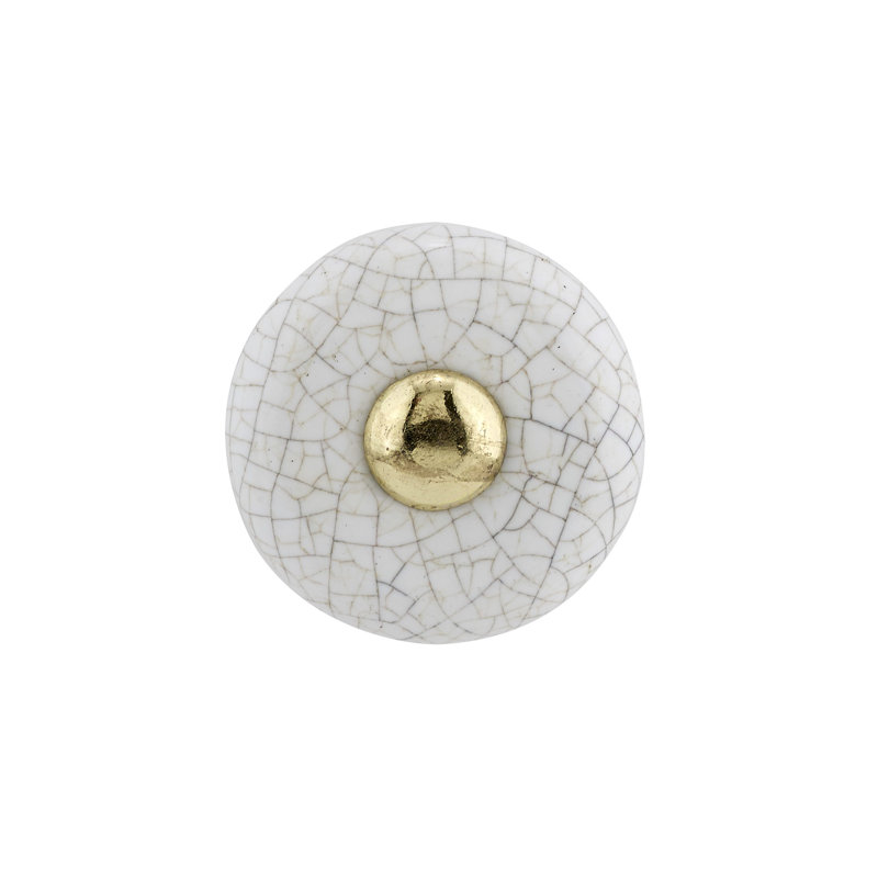 Expression 1 1/4" Diameter Round Knob, Brass