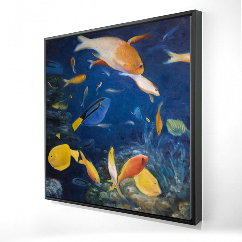 «Colorful Fish Under The Sea» sur toile