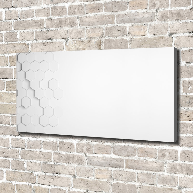 Hexagons Background - No Frame Print on Canvas