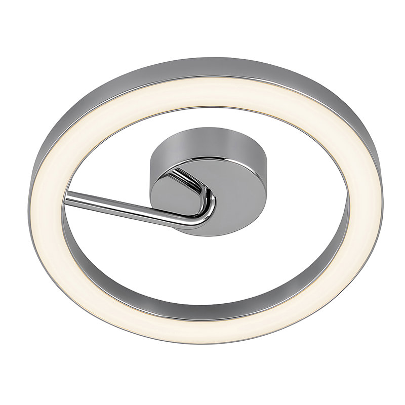 Plafonnier encastré à DEL 18 po Franke - Chrome poli, Chrome poli