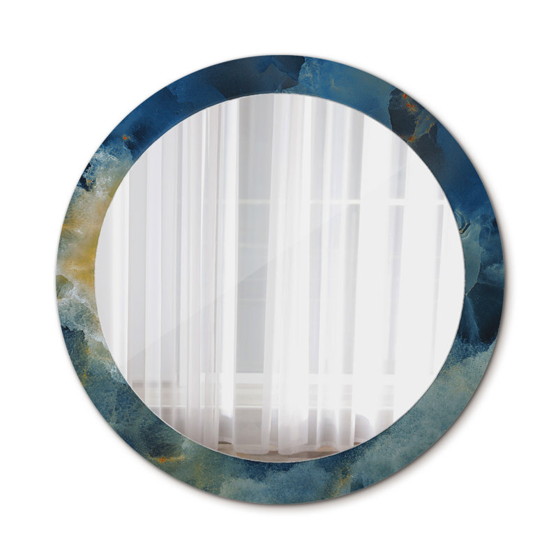 Huldar Glass Flat Wall Mirror, 80cm H x 80cm W