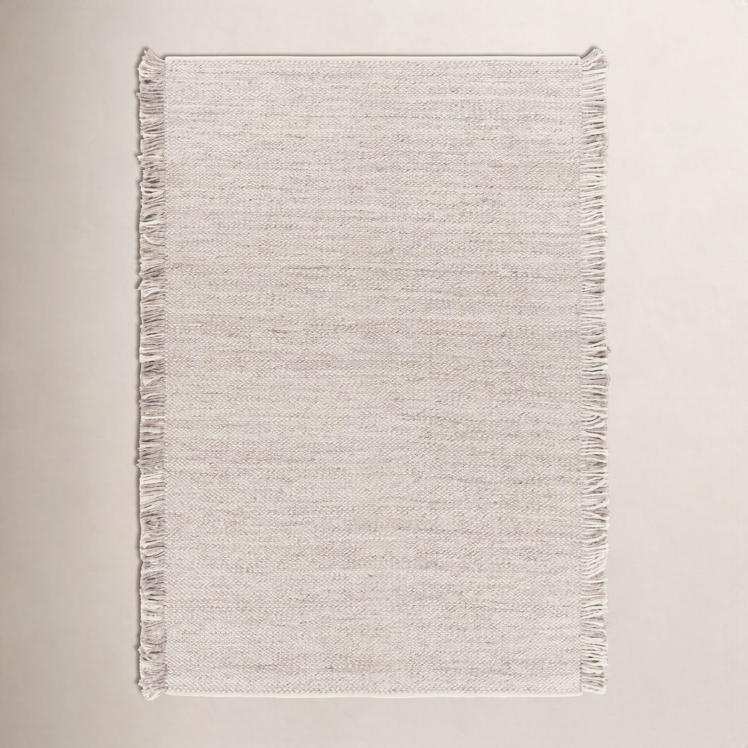 Hinton Taupe Cream Hand-Woven Outdoor Rug, Rectangle 12' x 15'