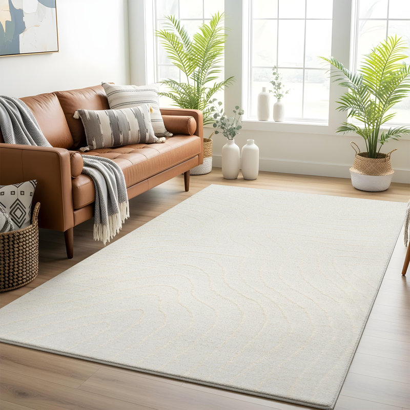 Carty Abstract Area Rug, Rectangle 200cm x 275cm