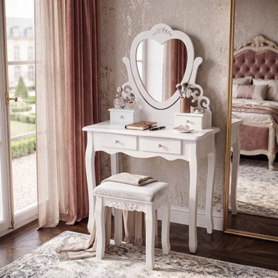 Brenda Dressing Table with Mirror