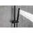 Matte Black Handheld Shower With Convenient Height Adjustment And Nozzles 59-Inch Hose Robust Build Adjustable Head In Easy Feature