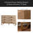 Deitz 6-Drawer Wooden Dresser with Sculpted Front