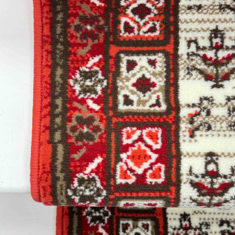 Stair Runner Geometric Area Rug, Runner 60 x 450 cm