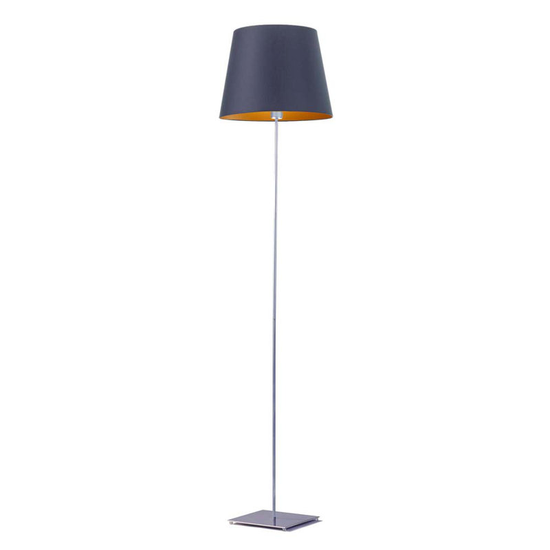 Eadith 162.5cm Traditional Floor Lamp, Dark Grey, Dark Grey
