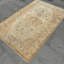 Tapis turc beige en laine Kaiseri