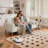 69" Mid-Century Modern Channel Tufted Loveseat-116326989
