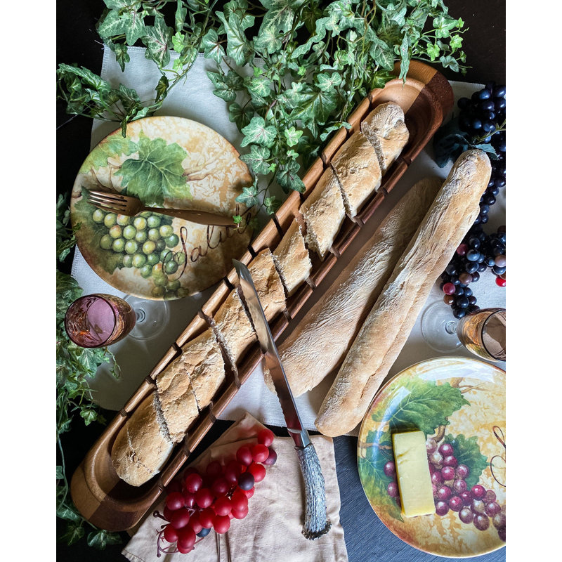 Vagabond House Lodge Acacia Wood Bread Board