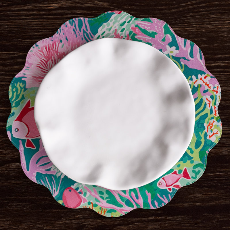 Vida Vinyl Round Placemats