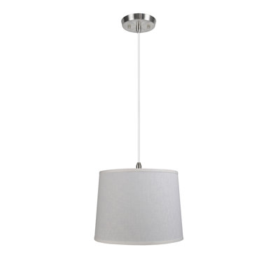 Luminaire suspendu tambour 2 lumières unique Waveside