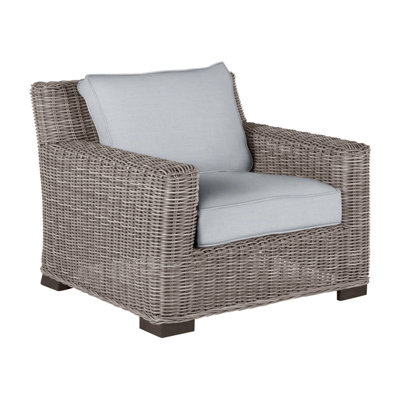 Rustic Woven Lounge Chair