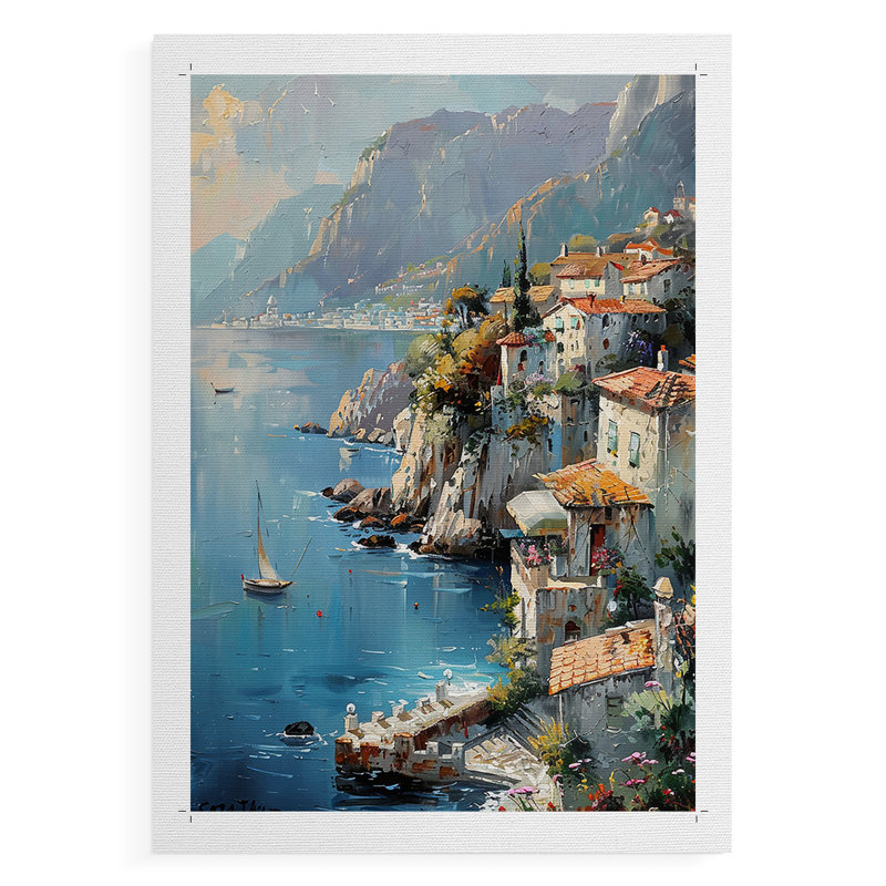 NAUTICAL Series DLXI - Impression sur toile seulement - NON CADRE, H 48 po x l 32 po