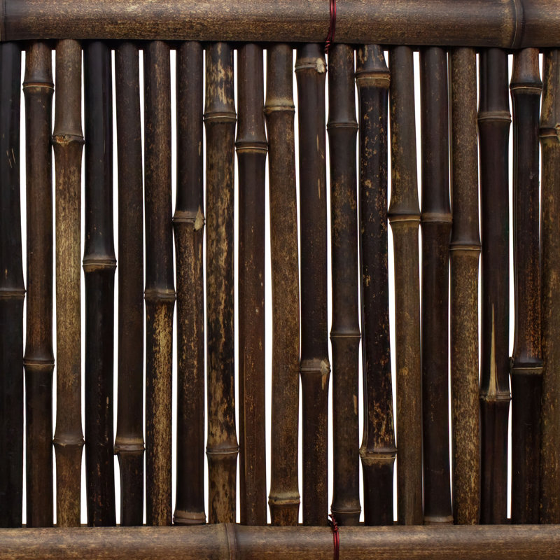 39.5" H x 39.25" W Lattice Room Divider, Burnt