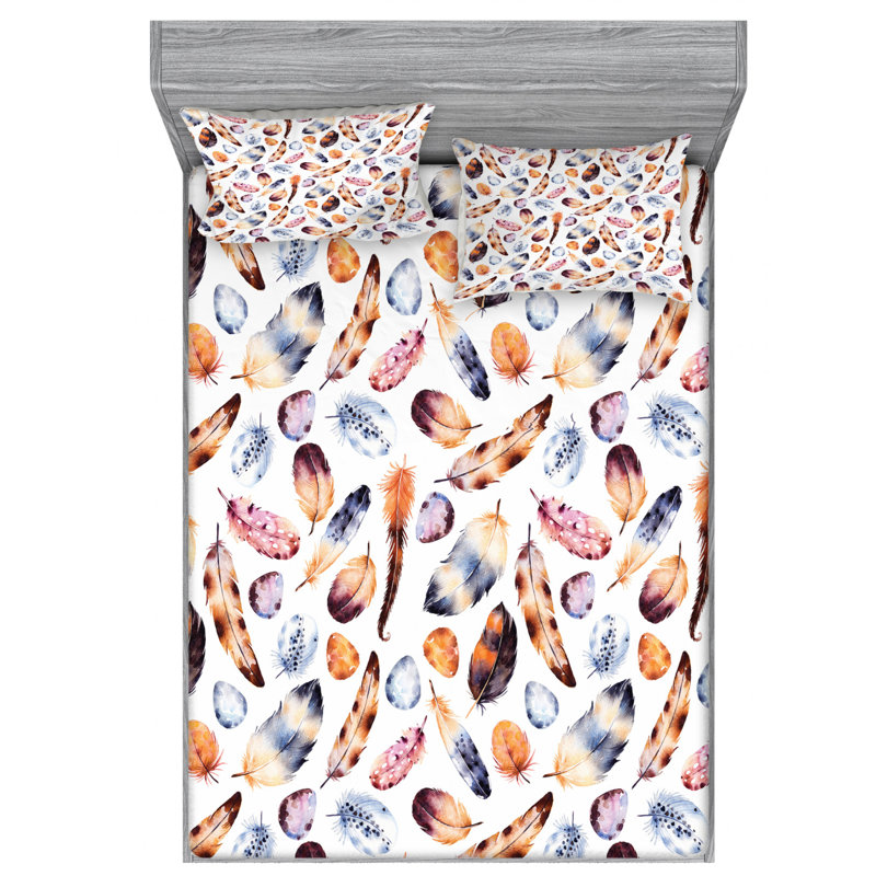 Microfiber Sheet Set, Full Sheet Set with Fitted Sheet