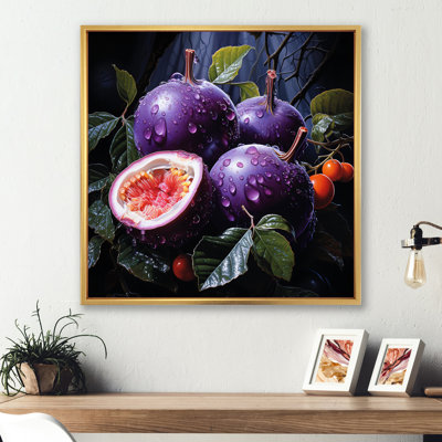 " Purple Passionfruit Collage "