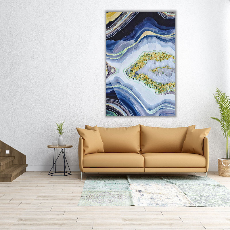 Abstract Geode - Canvas Print Wall Art, 30" H x 20" W