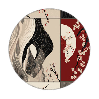 Sunset Blossom Indoor And Outdoor Area Rug