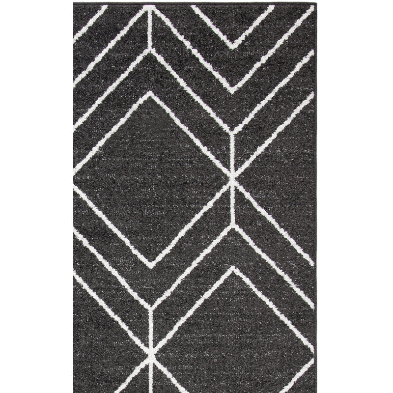 Garces Performance Geometric Rug, Square 6'