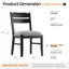 Chaise rembourrée en bois massif-1893700272