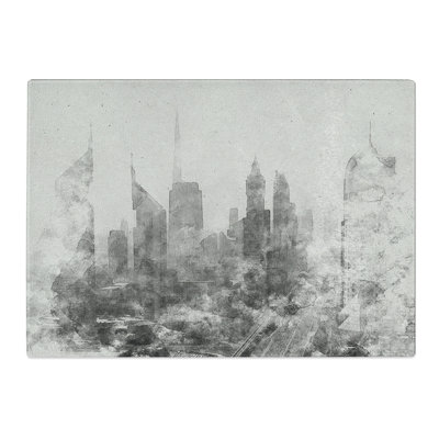 Dubai Skyline Vol.1 Watercolour Chopping Board