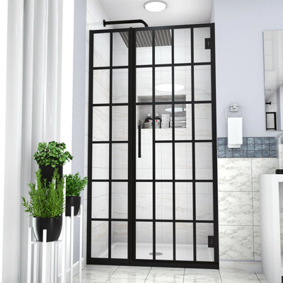 34.00'' - W x 40'' H Door Shower Door with
