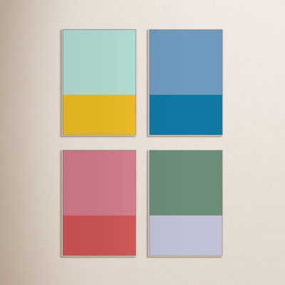 Color Studies "Color Studies" 4-Piece Print Set