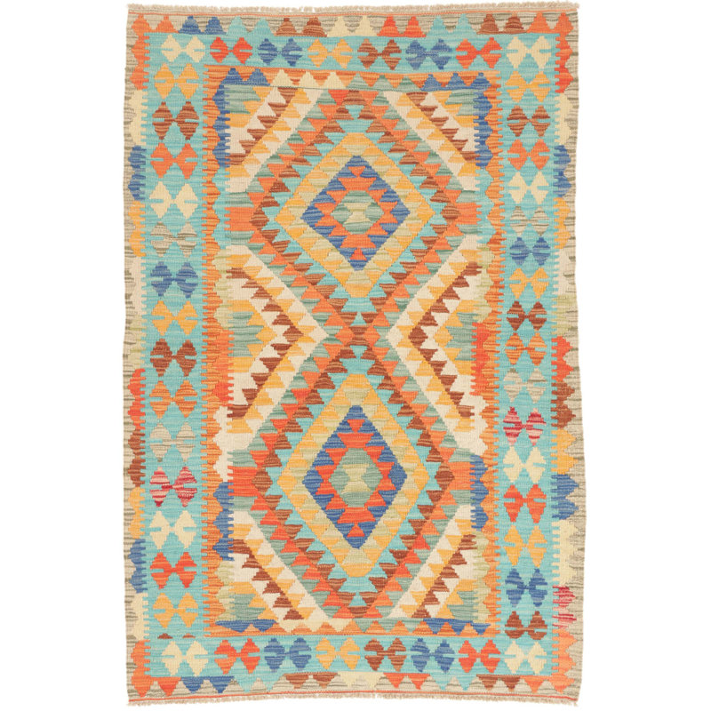 Southwestern Hand Woven 107cm X 159cm Area Rug