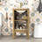 Bathroom Vanity with Ceramic Sink and Adjustable Shelf