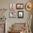5X7 Picture Frame Set Of 4 With 2 Mats, Rustic Farmhouse Photo Frame With Tempered Glass, Distressed Vintage Frame 3.5X5 & 4X6 With Mat Or 5X7 Without Mat For Wall Or Tabletop Display Home Office Gift
