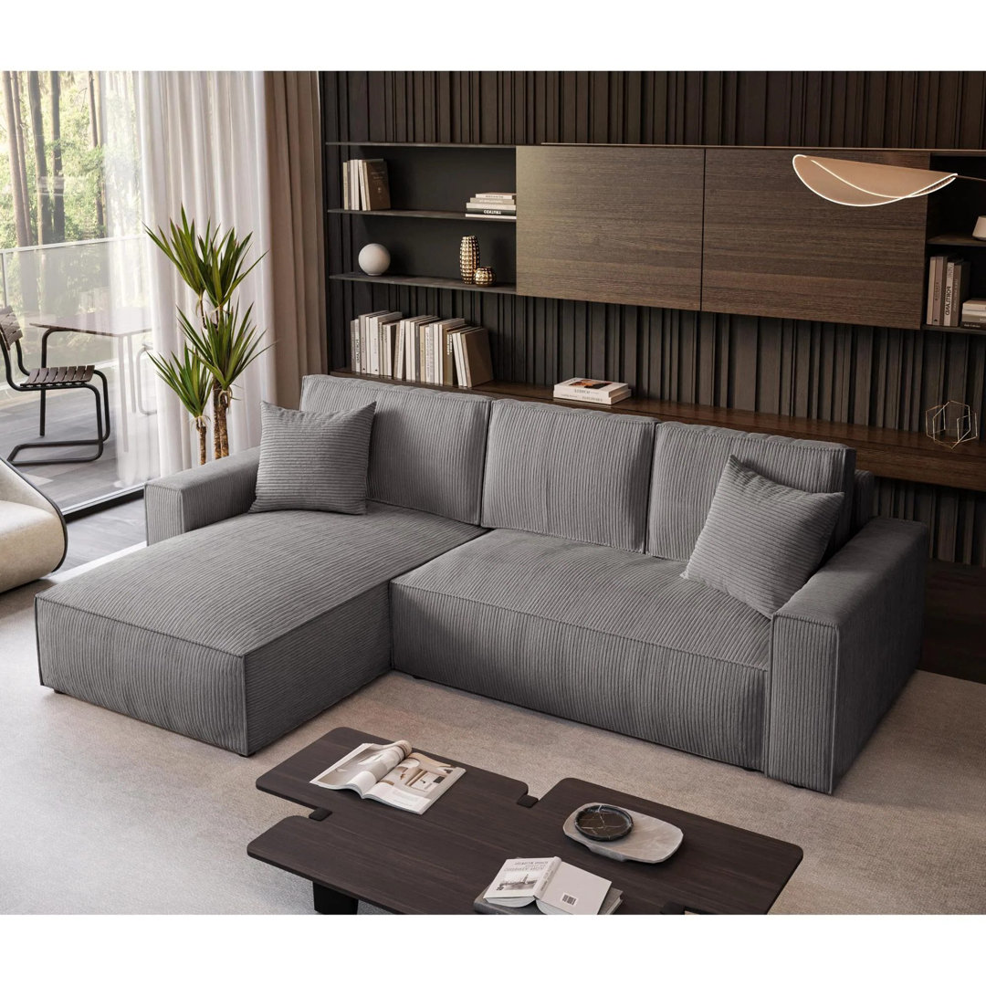 Ecksofa Rintoul mit Bettfunktion