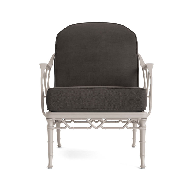 Calcutta Outdoor Lounge Chair, Fusion Charcoal, Dove Smooth