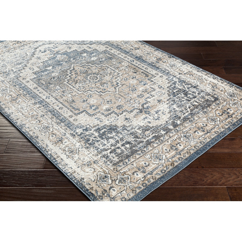 Moroccan Indoor Rug, Rectangle 6'7" x 9'