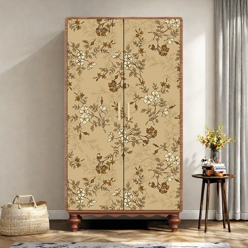 Garde-robe moderne pour chambre double, Noyer / brun